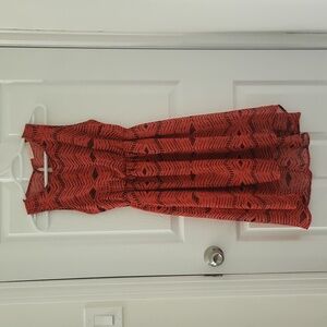 High Low Aztec Print Dress